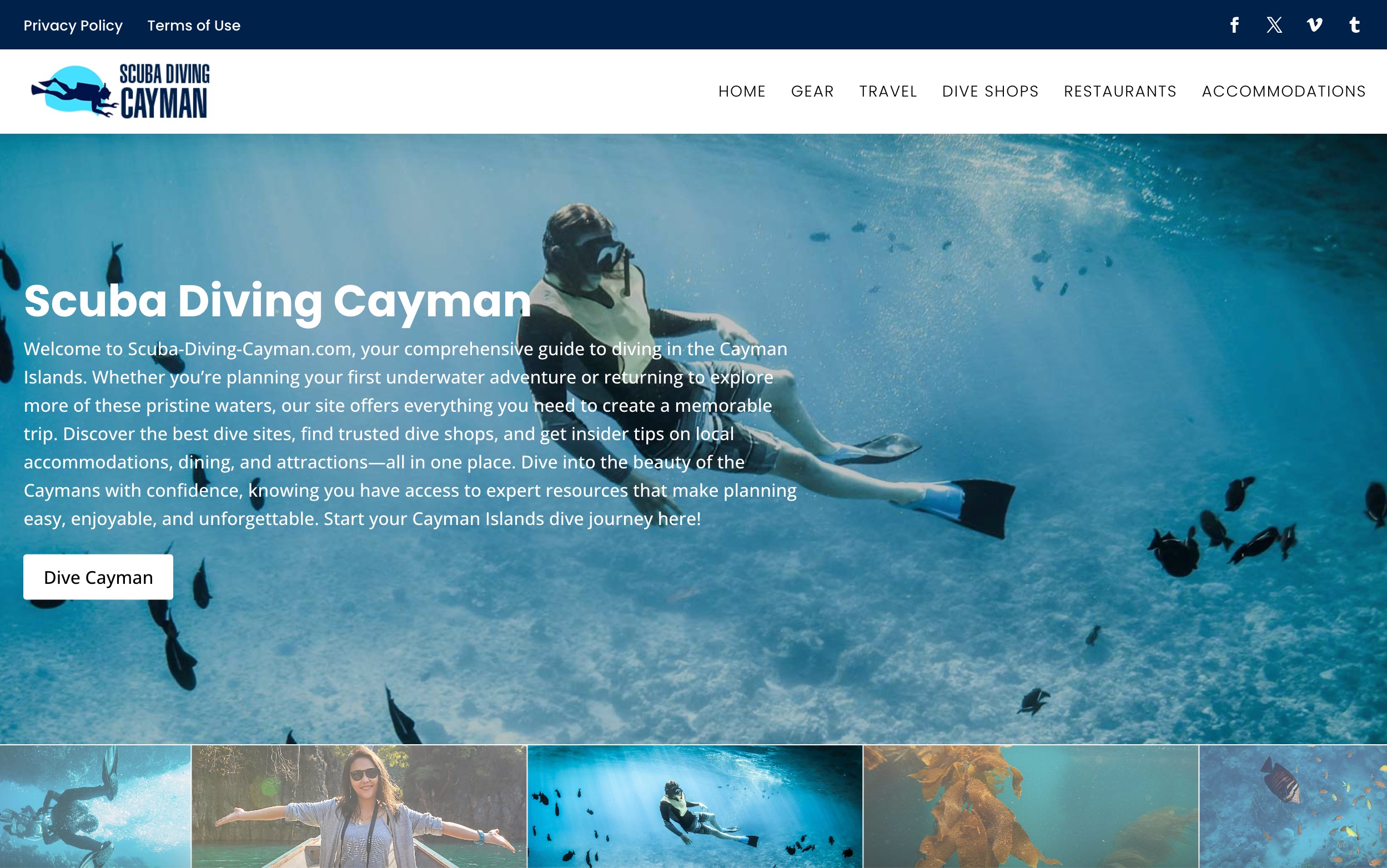 Scuba Diving Cayman - New website launch for scuba divers. Trip planning, scuba diving vacations, dive trip planning and more.